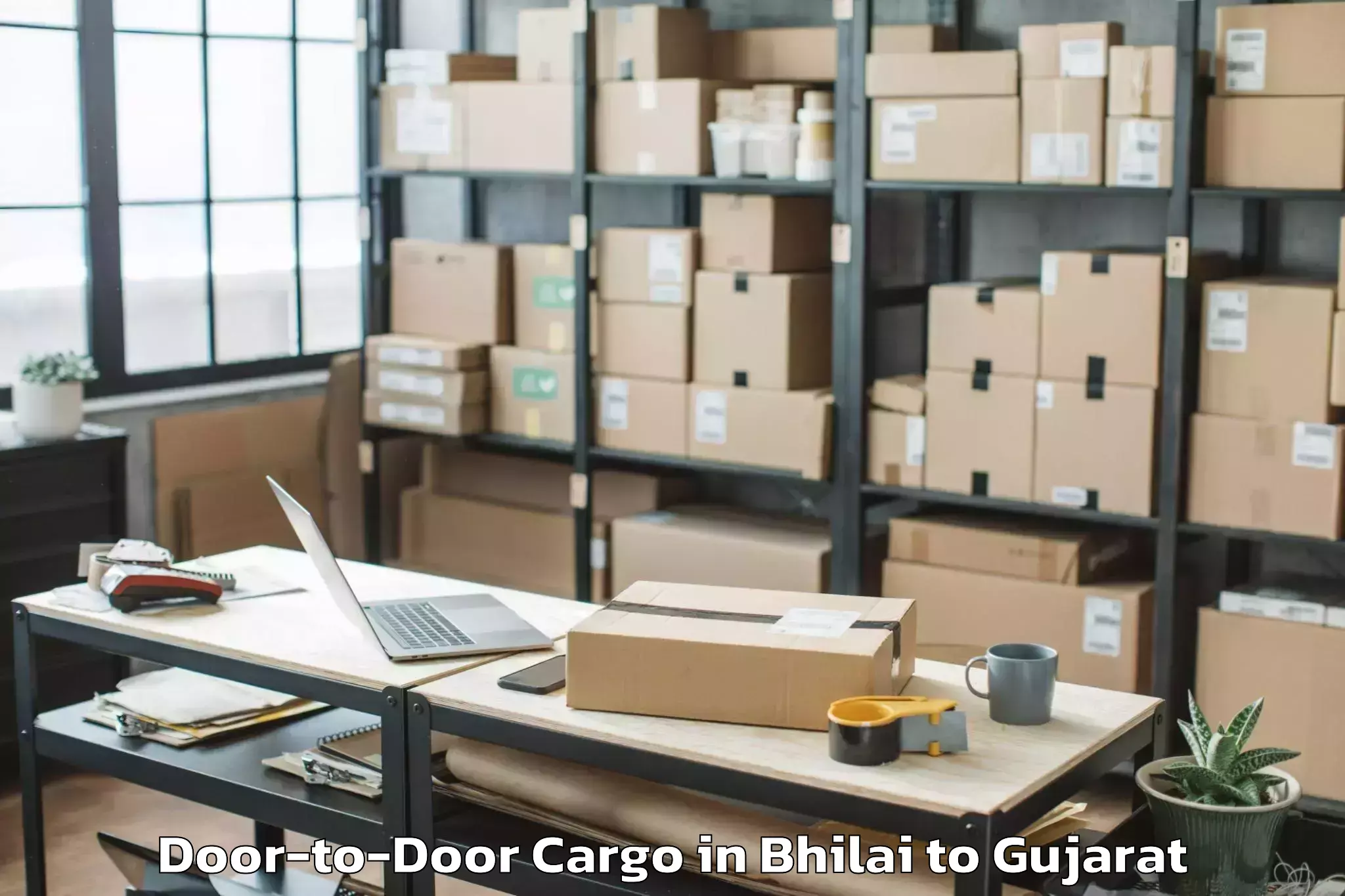 Leading Bhilai to Bodeli Door To Door Cargo Provider